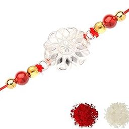 925 Silver Diamond Shape Rakhi | Gifts for Men and Boys | Rakshabandhan Rakhi for Brother | Rakhi for Boys & Men With Certificate of Authenticity-image-60