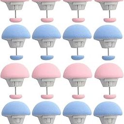 ECHSRT Bed Sheet Clips Mushroom Duvet Cover Pins Holding Clips Non-Slip Cover Fixator Comforter Quilt Anti-Movement Bed Quilt Clamps with One-Key Unlock for Blanket (Mix Pack of 16)-14