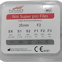 NMD NEXUS MEDODENT Golden Super NiTI Rotary Files (21MM, F2(Orange) (Pack Of 6 Pcs)-image-98