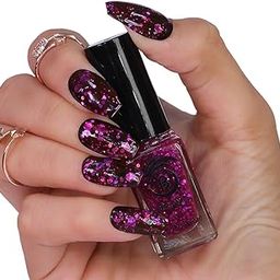 HEXA HOLO CHUNKY POISONOUS OCTOPUS NAIL POLISH, GLITTER NAIL POLISH - BNP 219 GLITTER NAIL POLISH-picture-24