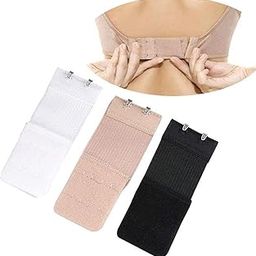 3Pc 2-Hook 2-Eye Adjustable Extra Elastic Women Bra Extender Comfort Straps Useful Pregnancy Accessories (Assorted Colours)-18