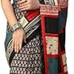 Classy Printed Silk Blend Saree with Vibrant Colors and Smooth Texture-picture-21