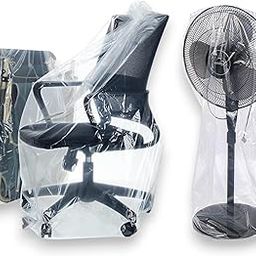 10 Piece Multipurpose Plastic waterproof Dust couch cover Covering Protection Sheet for Home Packaging Protect Your chair sofa, Furniture, Fridge, Outdoor Space etc. (10)-2