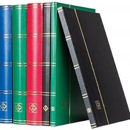 Lighthouse Basic Stockbook (Stamp Album), White Pages, A4 Size, Hard Cover, Glassine Strips and Interleaves, Germany Stockbook (64 Pages, Red)-15