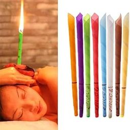PCS POWEREST® Aroma Therapy Natural Ear Candles 100% Natural Ear Candles Ear Wax Removal Cleaner Ear Coning Treatment Indian Therapy Fragrance Candling (set of 1 (2 candles))-image-1