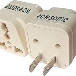 US Converter Plug Adapter – Convert Indian, UK/EU/AU Plug to USA, Canada, Japan, Philippines & 30+ Countries – Type A 10A – Universal Plug Conversion Travel Adaptor – Pack of 2 – White-28