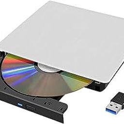 RuhZa External USB 3.0 DVD/CD Player Portable Drive - Fast Quiet Ultra Thin Optical Drive With Type-C-10