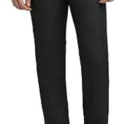 raymond Men Slim Fit Checks Pattern Poly Viscose Blend Flat Front Formal Trouser-picture-44