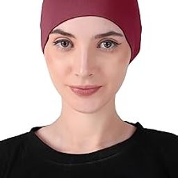 Women Silky Soft Skin Friendly Bamboo Viscose Sleep Cap Unlimited Uses (Multicolor)-image-31