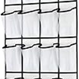 COVACURE Over The Door Shoe Organizer Space Saving Shoe Rack Hanging Storage Holder For Closet Door With 24 Pockets & Hook Shoes Holder Back Of Door Organizer For Shoes & Accessories (24 Pocket White)-image-7