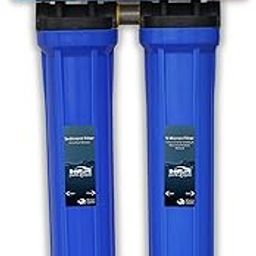 Smart Live 20 Inch Slim Filter Set - Iron & Dust Removal | Double Filteration | Whole House Filteration | Imported Material | Smart Live Pure Aqua (Sediment & 5 Micron Black Cap)-image-8