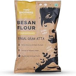 Two Brothers Organic Farms Besan Flour (1KG)| Gram Flour | Stoneground-picture-21