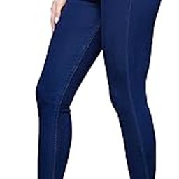 Women's Navy Blue Skinny Fit Mid Rise Regular Length Stretchable Denim Jeans-image-2