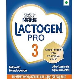 Lactogen Nestle Pro 3, Follow-Up Formula With Iron, Powder, Infant Whey Protein And Vitamins, After 12 Months Up To 18 Months, Bag-In-Box Pack, 400G-20