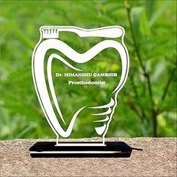 DON'T JUDGE ME Customized Gift for Dental Doctor | Lamp for Doctors Name and Design | Personalized Gift for Doctors (Warm White Color LED Light)-1