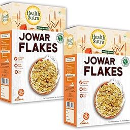 Health Sutra Jowar Flakes Combo - (500gms each), Gluten Free, Dietary Fibre & Protein Rich Breakfast - Unflavored & Toasted Alternative to Oats-20