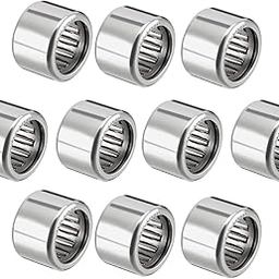uxcell HK1010 Drawn Cup Needle Roller Bearings, Open End, 10mm Bore Dia, 14mm OD, 10mm Width (Pack of 10)-image-24