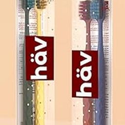 häv UltraSoft Toothbrush | 10,000 Charcoal Bristles | 0.01mm Tip | Gum Care & Anti-Cavity Brush (2 pcs)-image-30