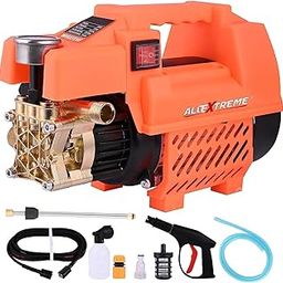 AllExtreme 1800W High Power Car Pressure Washer Pump 125 Bar Portable Cleaning Machine with Accessories 9 L/MIN Flow Rate for Cars Bikes Indoor & Outdoor Garden-18