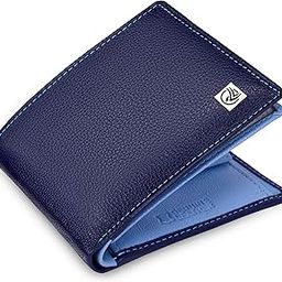 Noah Blue/Light Blue Leather Wallet for Men-picture-50