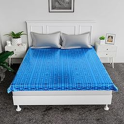 Kuber Industries Baby Plastic Sheet/Sheet,Waterproof Bedsheet (6.5 Ft X 6.5 Ft) Plastic/PVC Code-Kmt04(Blue)-23