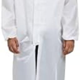 Unisex Full-Length Hooded Raincoat, Waterproof Polyester, White, Metal Zip Closure-picture-16