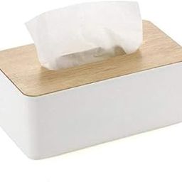 Skyxen Wooden Elegant and Functional Tissue Box Paper Holder Stylish Storage Solution Large Capacity Household Gadgets For Home Bathroom Kitchen Office Desk Use-picture-1