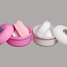 The ChipmunK Store’s Premium Powder Puff Combo for babies (Pink, White)-image-18