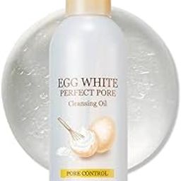 SKIN FOOD since 1957 Skinfood Egg White Perfect Pore Cleansing Oil 200Ml | After Makeup Face Cleanser | Korean Skincare | Exfoliates Skin-27