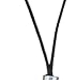Letter P Initial Charm Phone Strap, White Enamel Pendant with Black Cord, Metal Lobster Clasp-picture-22