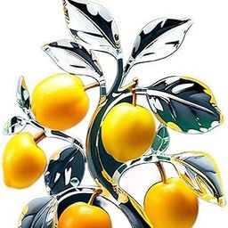 UJEAVETTE Lemon Tree 2D Flat Acrylic Sign Tabletop Decoration for Bedroom Office Shelf-image-31