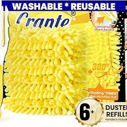 Dusters for Swiffer - Reusable Duster Refill Compatible with Swiffer Hand Duster, 360 Heavy Duty Dusters Refills 6 Pack + Handle is Included-image-53
