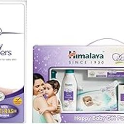 Himalaya Baby Diapers, Medium (7-12 kg), 54 Count & Himalaya Baby Gift Pack Series,Pack of 1 set,white-image-66