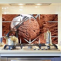 DivineDesigns™ Scoops of Icecream Kitchen Sticker, Tile Sticker 30 X 18 Inches, Multicolour-image-59
