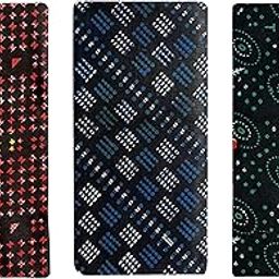 Mens 2.25 meter 100% Pure Cotton Multi Color Print Lungies for Men, Pack of 3 - Combo-6