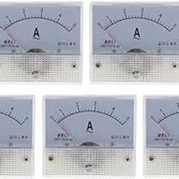VELURA 5pcs Accurate 85L1 AC Analog Panel Ammeter Current Meter 0-5A|5 X Analog Panel Meter Ac| Meters Sensors & Probes| Tools-image-54