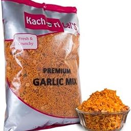 Fresh Produce Kachorilal Premium Namkeen - Garlic Mix, 1Kg-image-75