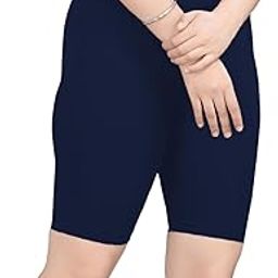 Women's Mid-Waist Shorties || Super Combed Cotton Elastane Stretch Shorts || Comfortable & Breathable || Perfect for Everyday Wear & Active Lifestyle-picture-31