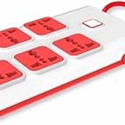 Fybros Electricals Curve Heavy-Duty Extension Board Multiple Plug 6 Socket 2 Meter Cord Surge Protectors for Mobile Phones, Laptop, TV etc.-picture-18