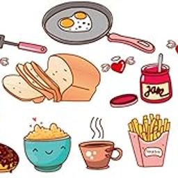 Kitchen Wall Stickers Decal Art Murals Indoor Home Dining Room PVC Wallpaper-image-36