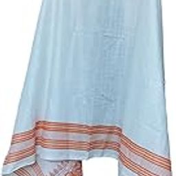 Desi Legacy Assamese Gamosa – Traditional White Cotton Towel with Red Woven Border – Cultural Cloth for Ceremonies, Gifting & Daily Use – Handloom Fabric – 180x91 cm-picture-47