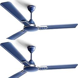LONGWAY Wave P2 1200 mm/48 inch 400 RPM Ultra High Speed 3 Blade Star Rated Anti-Dust Decorative Ceiling Fan (Silver Blue, Pack of 2)-picture-23