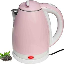 Pure Source India 1.8L Auto Shut Off Pink Electric Kettle Hot Water Boiler for Tea Coffee Soup-image-45