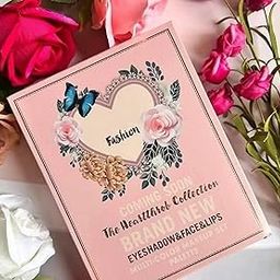 5in1 Book-Style Foldable Makeup Palette Set | Portable & Long-Lasting | Contour Blush Highlight Eyeshadow, Suitable for Multiple Skin Tones & Makeup Looks All In One-image-36