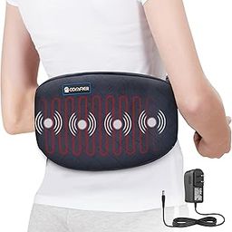 COMFIER Heating Pad for Back Pain, Vibration Lower Back Massager with Heat, Fast Heat Pad with Auto Shut Off Heated Waist Belt, Abdominal, Cramps Arthritic Pain Relief, Gifts for Mom, FSA/HSA Eligible (Black)-13