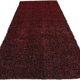 AALFA Collection 35Mm Artificial Flora Carpet Mat for Balcony&Lawn Floor,High Density for Covering Balcony (4 x 10 Feet, Red & Black)-8