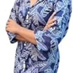 Elegant Swami Collection: Cotton Co-ord Set for Women Blue-image-4