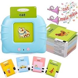 The Puzzl Co 100+ Rechargeable Talking Flash Cards – Montessori Educational Learning Toy for 2-Year-Olds, Interactive Speech Development, Words Learning Toy for Toddlers, Boys & Girls, Unique Gift-21
