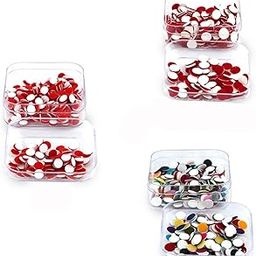 Plain Red Colour Bindis|Kukmkum Bindi Tikali|Dabbi Bindis|Traditional Binids For Women (Bindi Size : 4.5)-image-7