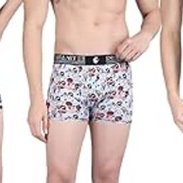Men's Extra Thin Elastic Nylon Underwear Long Comfortable Breathable Comfort All Over Printed Design Boxer-picture-36